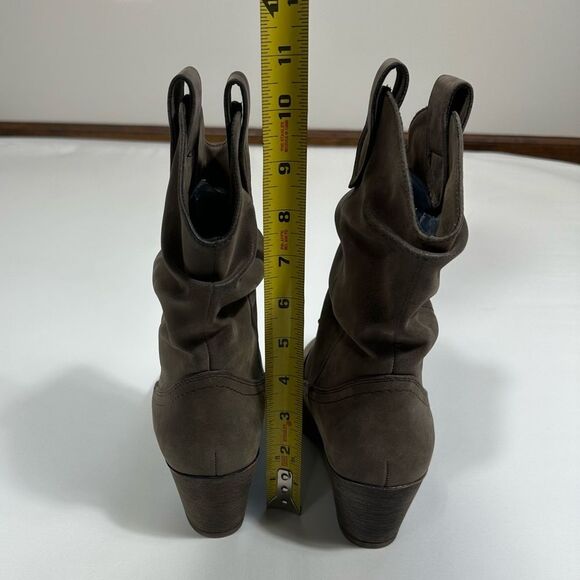 RocketDog Brown Faux Leather Western Ankle Boot Womens 8.5 - Picture 10 of 12